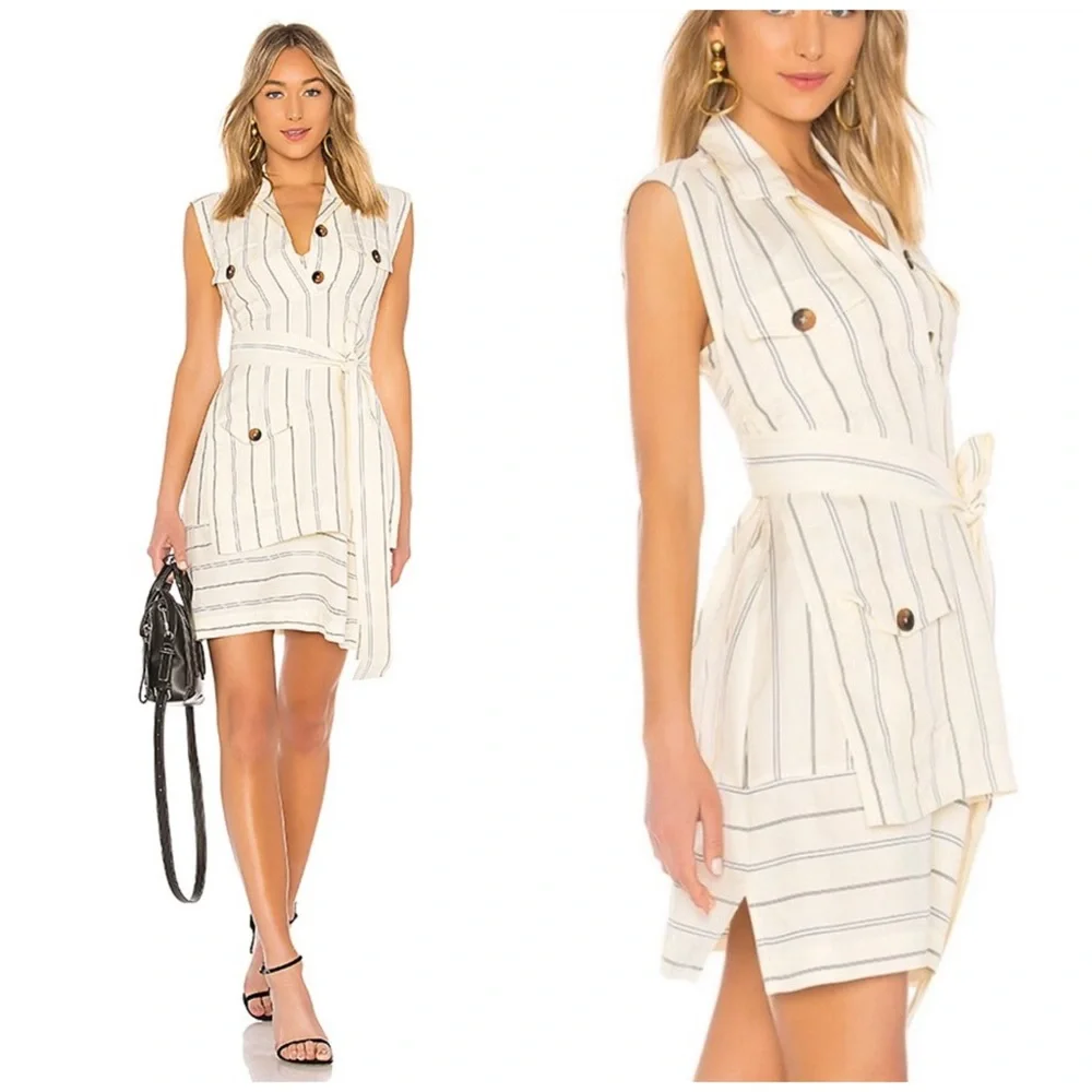 NWT Derek Lam 10 Crosby Utility Two-Piece Shirt Dress - Picture 5 of 16